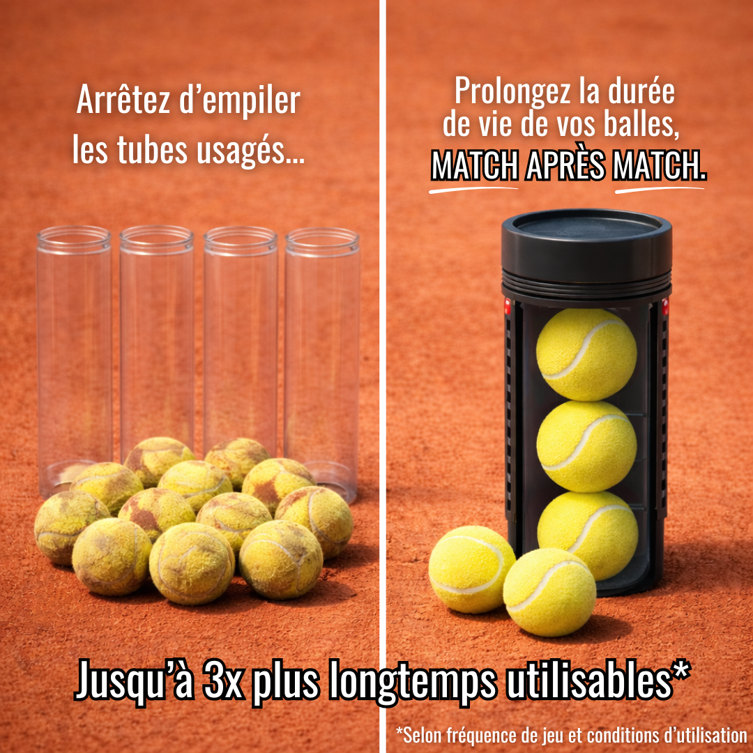 BallPress™ — Pour les joueurs qui veulent des balles performantes plus longtemps