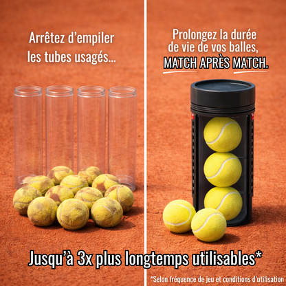 BallPress™ — Pour les joueurs qui veulent des balles performantes plus longtemps