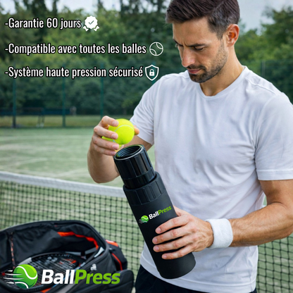 BallPress™ — Pour les joueurs qui veulent des balles performantes plus longtemps