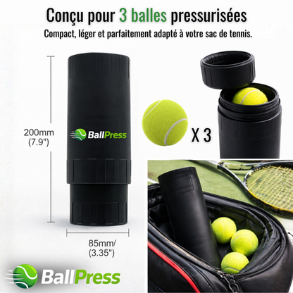 BallPress™ — Pour les joueurs qui veulent des balles performantes plus longtemps